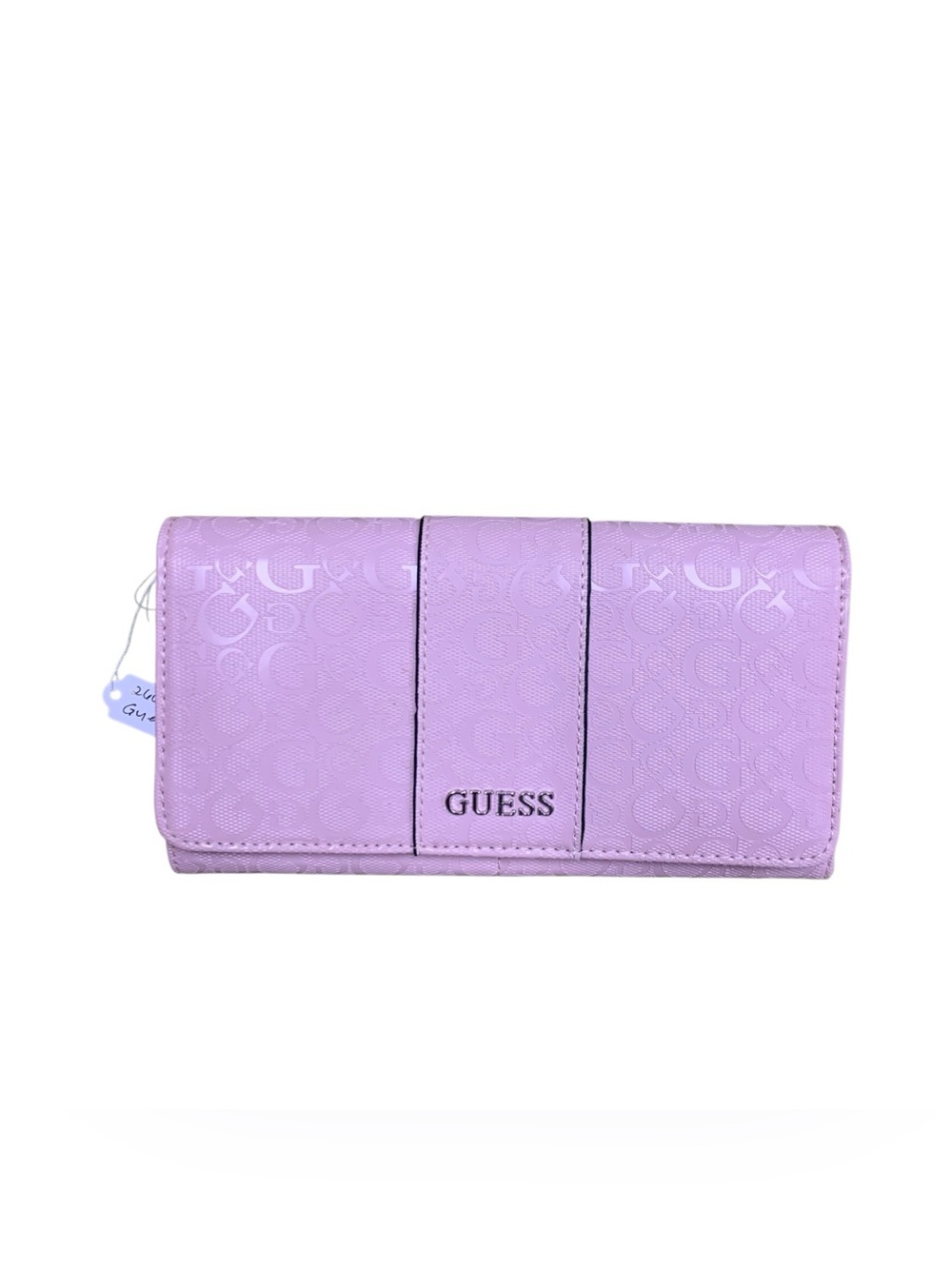 GUESS Lavender Signature Trifold Wallet